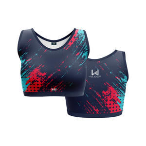 Soutien-gorge de sport sans coutures à maintien élevé pour femmes, idéal pour les entraînements intenses, grandes tailles, rembourré, extensible dans quatre directions, respirant, imprimé sur mesure - Product Image 3