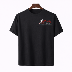 T-shirt pour homme Purity Sports sur mesure, design unique, séchage rapide, tissu 100% coton, manches courtes, coupe ample, décontracté, nouvelle arrivée - Product Image 1
