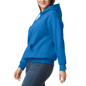 Sudadera con capucha informal de corte regular para invierno con bolsillo, 100% algodón, forro polar, con diseño de colores modernos para amantes del estilo urbano. - Product Image 6