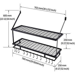 Estante de Almacenamiento de Hierro Resistente para Organización del Hogar, Estantería Portátil Multiusos Impermeable para Cocina y Oficina - Product Image 6