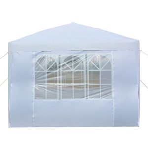 Practical White 3 X 3m Pop up Tent Waterproof Right Angle Folding with Two Doors and Two Windows - Product Image 3