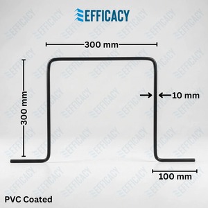 Marchepieds en PVC enduit de 10 mm, 300x300x300x100 mm |   Marches d'accès aux regards d'inspection antidérapantes robustes - Product Image 2