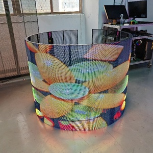 Écran LED en maille transparente P2.6, <span class=keywords><strong>affiche</strong></span> numérique, SDK pour centre commercial, ascenseur, magasin de détail, publicité, IP20, 2 ans - Product Image 1