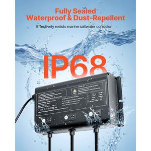 Caricabatterie Marino Intelligente a 3 Banchi 5A 12V Impermeabile IP68 per Barche con Batterie agli Ioni di Litio - Product Image 3