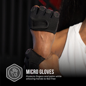 Durable Finger Sits Workout <b>Gloves</b> Custom Design With Reinforced Stitching Better Palm Grip During Fitness Training Exercises - Product Image 2