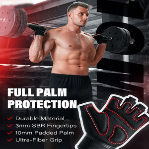 Guantes Deportivos Transpirables de Medio Dedo para Remo, Escalada, Ciclismo, Entrenamiento, Ejercicio, Soporte para Muñecas, para Hombres y Mujeres, Levantamiento de Pesas, Gimnasio - Product Image 3