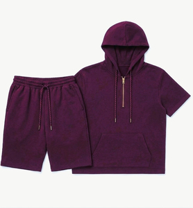 Ensemble sweat à capuche et short Vibe Street Clothes, vêtements décontractés style côte ouest, coton peigné de qualité supérieure. - Product Image 6