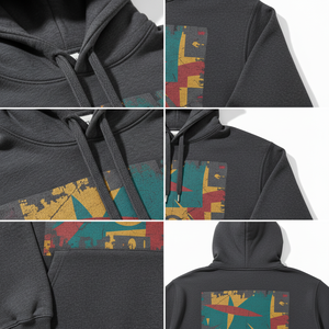 Sweat-shirts à capuche unisexes en molleton de coton, personnalisables, design simple, coupe classique, grandes tailles, automne, élégants, couleur unie - Product Image 4