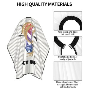 Cape de Coiffeur en Polyester Confortable de Haute Qualité pour Salon de Coiffure, Personnalisable avec Logo, pour Stylistes et Barbiers - Product Image 6