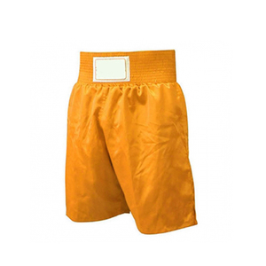 Shorts de boxe bleus avec bandes noires à la taille, coupe régulière, séchage rapide, taille adulte homme - Product Image 2