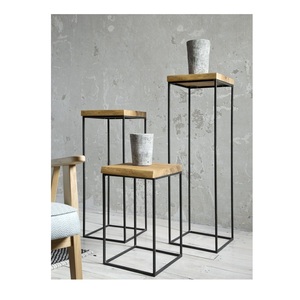 Multipurpose Metal Plant <b>Pot</b> <b>Stand</b> with Elegant Finish for Indoor Outdoor Garden Balcony Living Room Planter Holder - Product Image 5