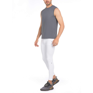 Vente en gros de pantalons de compression pour hommes, leggings de yoga à taille élastique, leggings de compression, collants de sport pour la course à pied, le football et l'entraînement - Product Image 4