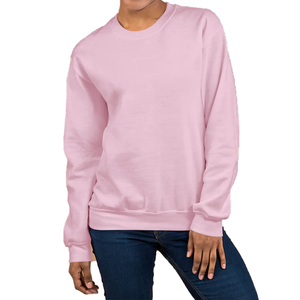 Everyday Essential Women Pink Sorority Sweatshirt Breathable Soft Crew Neck Casual Pullover Indoor Outdoor Streetwear UnisexWear - Product Image 1