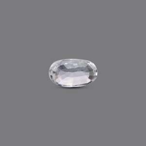 Handcrafted 4.7 Carat Square Cut White Zircon Loose Gemstone for Fine Jewelry - Product Image 2