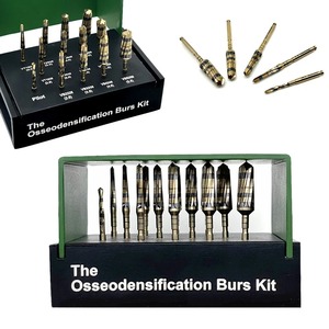 Kit Profesional de Fresas Dentales |   Juego de brocas para implantes para elevación de seno maxilar y cirugía de condensación ósea, kit de herramientas para elevación de seno y condensación ósea - Product Image 4