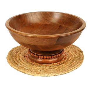 Tazón de Madera de Mango de Alta Calidad, Tazón de Madera para Ensaladas, para Servir Frutas o Exhibir en la Mesa, Proveedor Confiable, Venta al por Mayor Disponible - Product Image 1