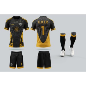 Tenues de football personnalisées professionnelles pour enfants, personnalisables avec logo, nom et numéro, toutes tailles, choisissez vos couleurs, kit d'équipe - Product Image 1