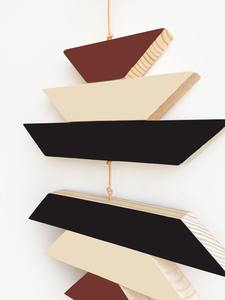 Décoration murale de luxe en bois naturel, élément mural créatif, objet décoratif élégant pour la maison, accent mural artisanal, panneau mural de luxe - Product Image 6