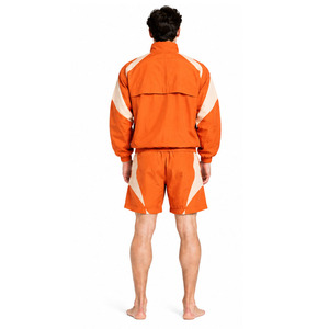 Nylon <b>Tracksuit</b> Sports Jacket <b>Shorts</b> Set <b>Mens</b> Wholesale Manufacturer Activewear Training Gym Fitness OEM ODM Supplier Bulk Order - Product Image 2