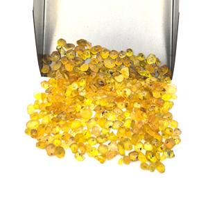 Lote de Gemas Sueltas de Zafiro Amarillo Natural en Bruto de 3-7 mm, 50 CT, con Certificado IGI para la Fabricación de Joyas - Product Image 5
