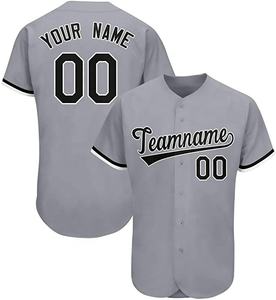 Venta al por mayor 2022 personalizable última alta calidad béisbol Jersey hombres ropa deportiva relajación transpirable ajuste delicado cuello de talla grande - Product Image 5