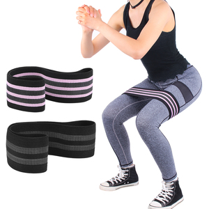 Bandes de Résistance en Tissu pour Hanches et Fessiers – Boucles d'Entraînement pour Squats, Exercices des Jambes et du Bas du Corps – Idéales pour la Salle de Sport et la Maison - Product Image 1