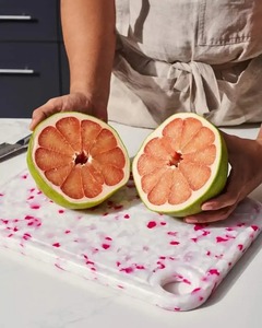 Planche à découper en résine artisanale, élégante, pour fruits, légumes, viande, fromage, utilisation sur table, passe au lave-vaisselle - Product Image 4