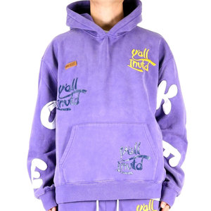 เสื้อฮู้ดพิมพ์ลายสไตล์ Y2K ประดับคริสตัล ทรงปกติ ผ้าสแปนเด็กซ์/โพลีเอสเตอร์เนื้อหนา สตรีทแวร์ เสื้อกันหนาว - Product Image 4