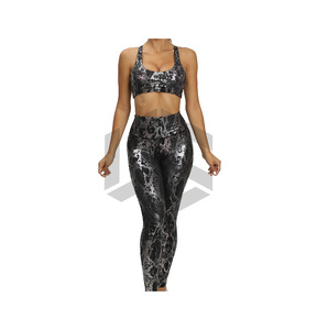 Ensemble de vêtements de sport pour femmes en 7 pièces, couleur unie, pour la salle de sport, la remise en forme et l'entraînement - Matière Spandex/Nylon avec ACTIVE STRETCH - Product Image 1