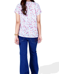 Fabricants de vêtements personnalisés – T-shirt homme 100 % coton, impression DTG, coupe courte, ourlet brut, rayures thème Pâques - Product Image 6