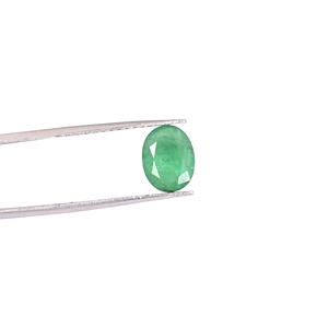 Esmeralda Natural de Corte Ovalado 7x5mm 0.85 Quilates, Gema Suelta para Joyería - Product Image 1