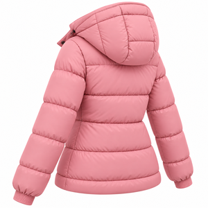 Chaqueta Acolchada para Mujer con Logotipo Personalizado, Chaqueta de Invierno con Capucha, Chaqueta de Burbujas, Ropa de Abrigo de Color Sólido, Chaqueta Acolchada Personalizada para Mujer - Product Image 6