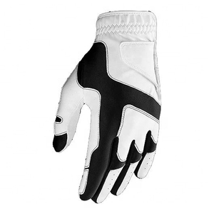 Gant de golf DARIB IMPEX en cuir de chèvre blanc respirant et gaufré pour homme, main droite, fermeture à enfiler, sport - Product Image 6