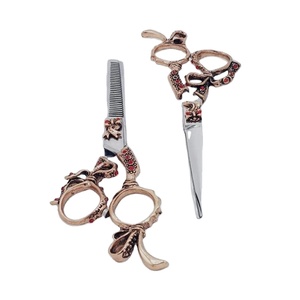 Ciseaux de coiffeur, ciseaux de coupe de cheveux prix raisonnable Ciseaux de coiffure de salon Ciseaux de coiffeur à dents plates régulières - Product Image 1