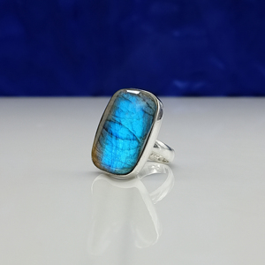 <b>Labradorite</b> <b>Ring</b> 925 Sterling Silver Handmade <b>Labradorite</b> Gemstone Women Jewelry Wedding <b>Ring</b> Silver Jewellery - Product Image 1