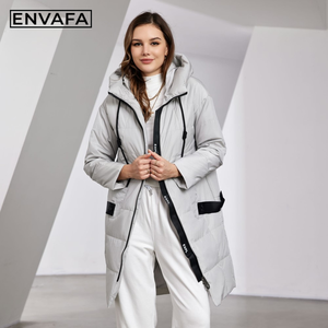OEM ODM Women <b>Long</b> Hooded Thin <b>Coat</b> with Zipper <b>Lightweight</b> Windproof Casual Solid Spring Fashion Outerwear Jacket Wholesale - Product Image 5