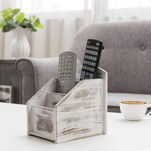 Organizador <span class=keywords><strong>de</strong></span> Control Remoto <span class=keywords><strong>de</strong></span> Madera Blanqueada, <span class=keywords><strong>Caja</strong></span> <span class=keywords><strong>de</strong></span> Almacenamiento para Control Remoto <span class=keywords><strong>de</strong></span> TV y Dispositivos Multimedia para Sala <span class=keywords><strong>de</strong></span> Estar - Product Image 2