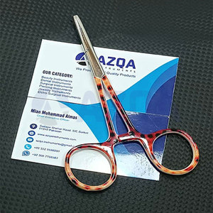 Pinces de pêche en acier inoxydable avec poignées recouvertes de papier brun et pince de verrouillage pour la pêche à la mouche et la pêche sportive - Product Image 6