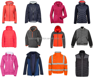 Customized Cotton/Fleece <b>Winter</b> Hooded Stand Collar <b>Waterproof</b> Breathable Fleece <b>Jacket</b> with Elastic Cuff Made in Pakistan - Product Image 3