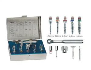 ชุดเครื่องมือผ่าตัดฝังรากฟันเทียม Bone Bridge Instruments BBI-392 พร้อมคู่มือการใช้งาน ตัวขยายกระดูกเหล็กขนาด 2.6 มม. 3.0 มม. 3.4 มม. 3.8 มม. 4.3 มม. รุ่น Power Grip - Product Image 5