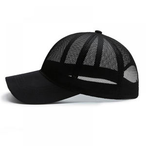 Gorra de béisbol personalizada con cierre a presión, plana, ajustable, de 6 paneles, 100% poliéster, con bordado de logotipo personalizado y estilo de imagen para adultos - Product Image 3
