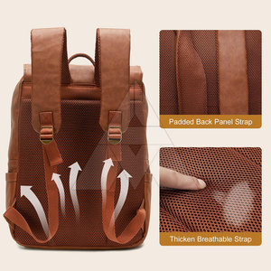 Hot Sale Oem Service Fashion Accessories Leather <b>Backpacks</b> New Design Light Weight Leather <b>Backpacks</b> - Product Image 3