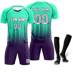 Nuevo Conjunto de Uniforme de Fútbol para Equipos, Diseño de Logotipo Personalizado, Servicio OEM, Transpirable, de Secado Rápido, para Adultos - Product Image 2