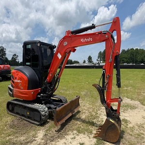 Mini-excavatrice Kubota puissante avec une forte force de creusement, une hydraulique avancée et une conception compacte pour les travaux de construction - Product Image 1