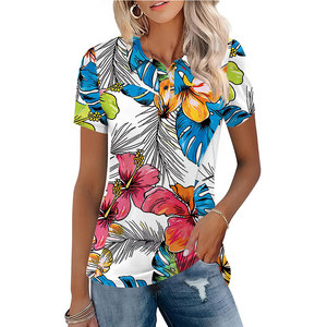 Chemises de golf pour femmes élégantes et performantes, en tissu extensible de qualité supérieure, vêtements actifs légers, style élégant et tendance - Product Image 1