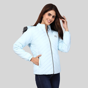 Stylish <b>Girls</b> Bomber <b>Jacket</b> New Design Modern Fit Hooded Collar Printed Woolen Winter <b>Jacket</b> High Quality Quick Dry - Product Image 5