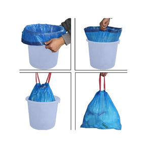 Fournisseur vietnamien Sacs poubelle à cordon en plastique biodégradable haute résistance Technique d'estampage à chaud fiable et durable pour la maison - Product Image 3