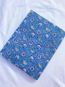 Tela de Algodón Cambray Estampada a Mano 60x60 cm, Tela de Algodón con Estampado Tradicional Jaipuri - Product Image 6