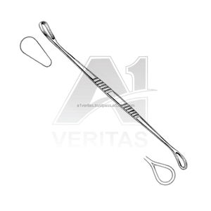 Curetas Uterinas de Acero Inoxidable A-1 VERITAS Sims, Instrumento de Curetaje Ginecológico, Reutilizable, para Tejido, Cirugía ORL, Hospital, UCI - Product Image 2