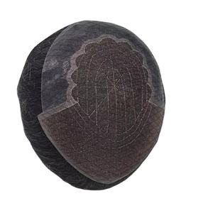 Perruque en cheveux humains Q6 Yaki, toupet pour homme, cheveux vierges Remy, trame unique, Bangladash Naturalizer Curl Bonnet, extension de cheveux Remi - Product Image 3